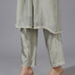 Sage Green Alia Cut Kurta Set