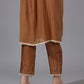 Rose Gold Alia Cut Kurta Set