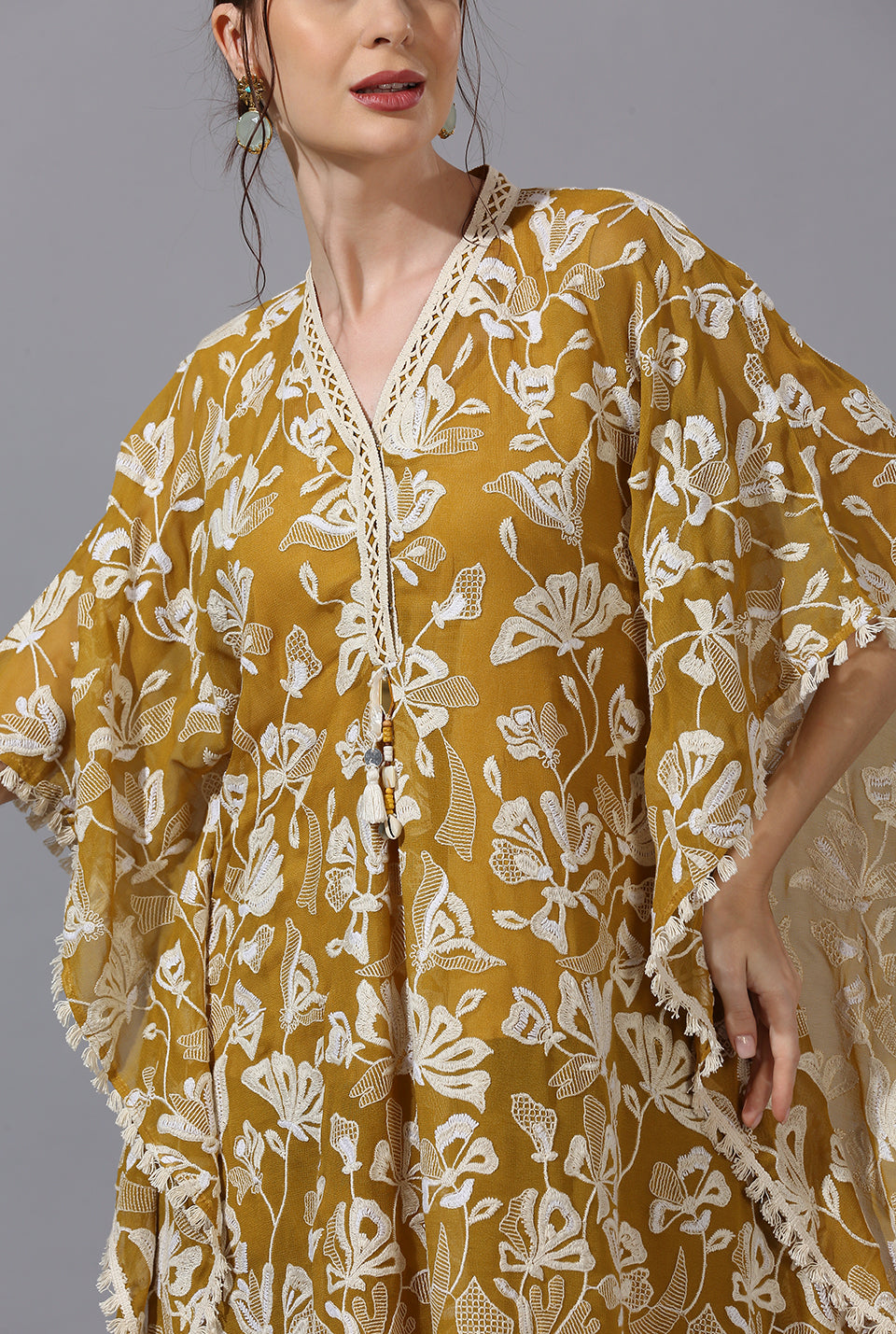 Medallion Floral Kaftan