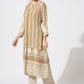 Beige Organza Salwar Set