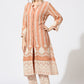 Peach Organza Salwar Set