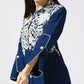 Blue Palm Shirt Set