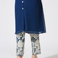 Blue Palm Shirt Set