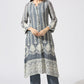 Grey Organza Salwar Set