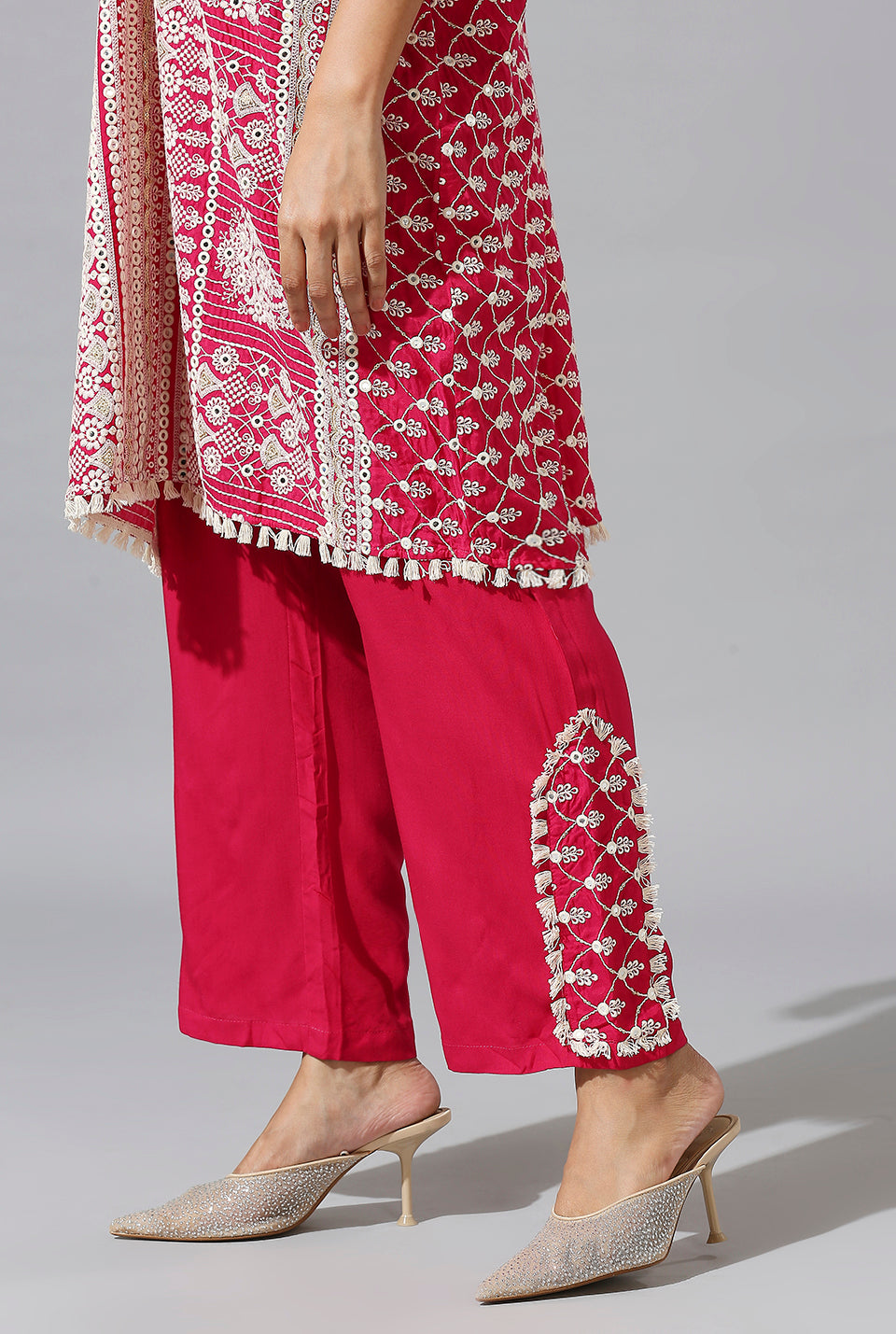 Rani Pink Mirror Pant Set