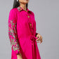 Rani Pink Jungle Shirt Dress