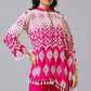 Rani Pink One Side Poncho Set