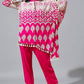 Rani Pink One Side Poncho Set