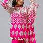 Rani Pink One Side Poncho Set