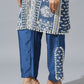 Blue Mirror Pant Set