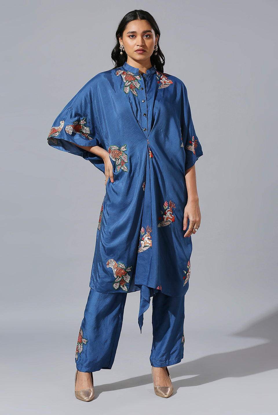 Blue Jungle Pant Set