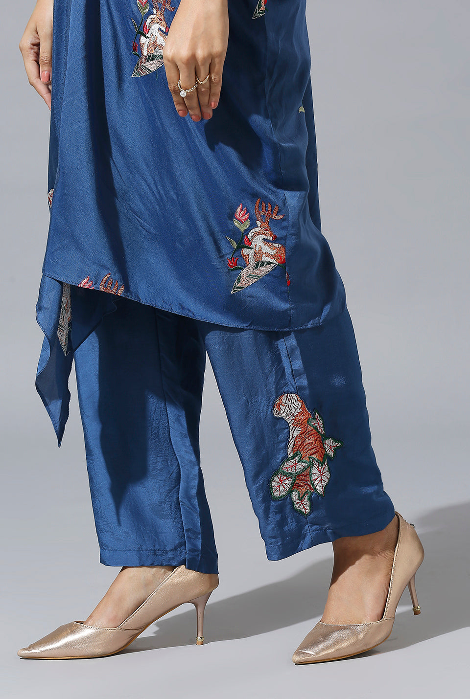 Blue Jungle Pant Set