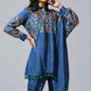 Blue Jungle One Side Open Sleeve Set