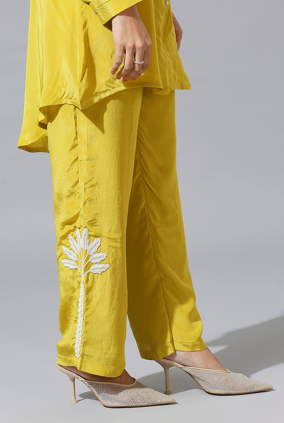 Yellow Palm Co-Ord Set