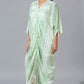 Mint Green Long Cowl Dress