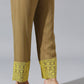 Beige Yellow Jacket Set