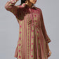 Beige Pink Aarif Shirt Set