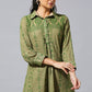 Beige Green Aarif Shirt Set