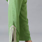 Sage Green one-sided poncho set