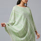 Sage Green One Side Poncho Set