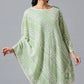 Sage Green One Side Poncho Set