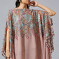 Mauve Palm Kaftan Set