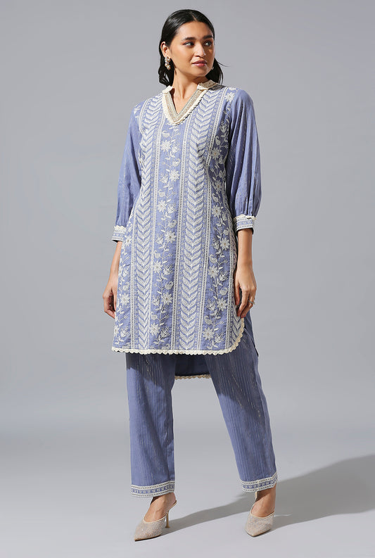 Blue salwar set