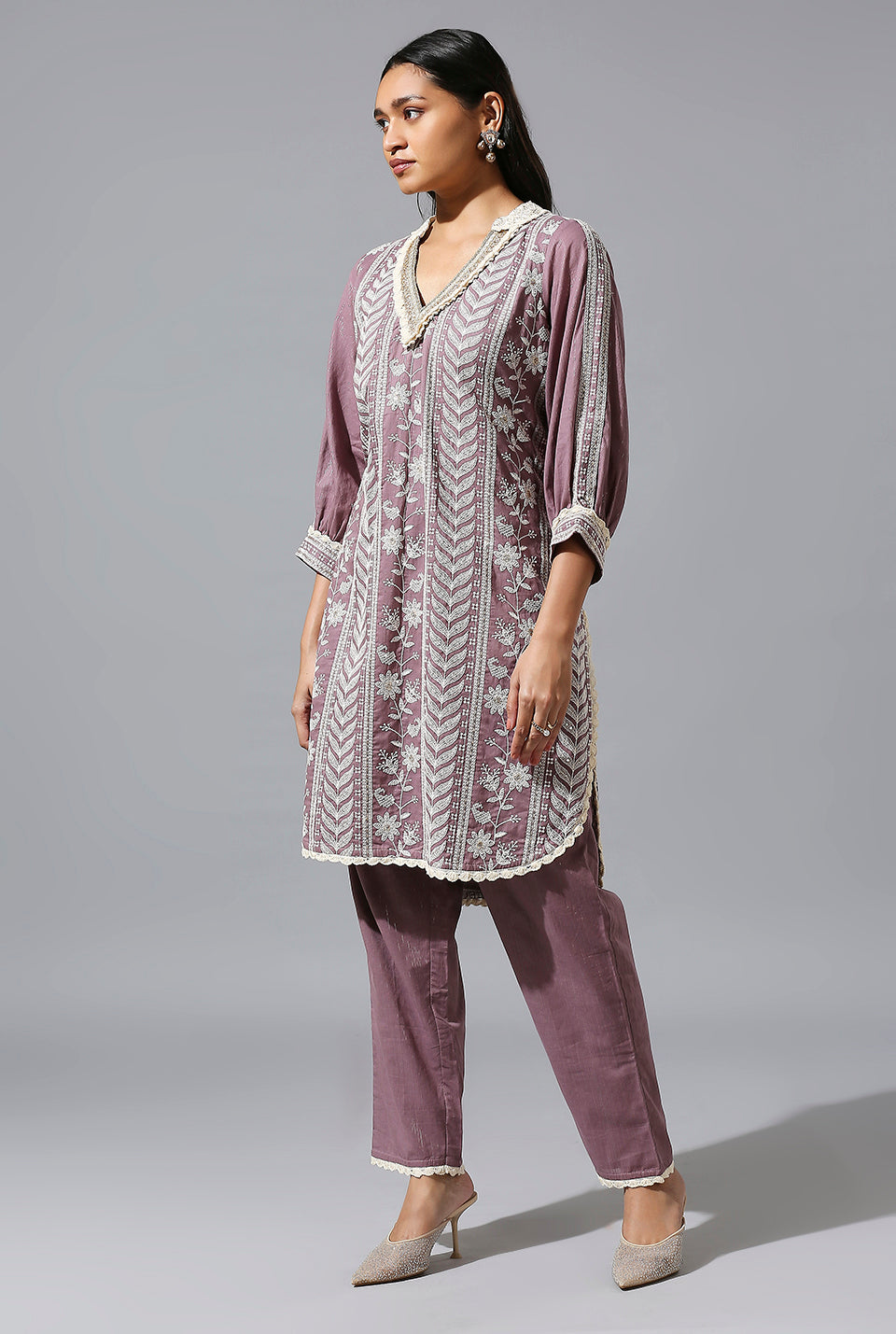 Violet salwar set