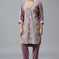 Violet salwar set